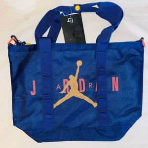 NWT- Nike Air Jordan Tote Bag Travel Laptop Gym Color Blue Void